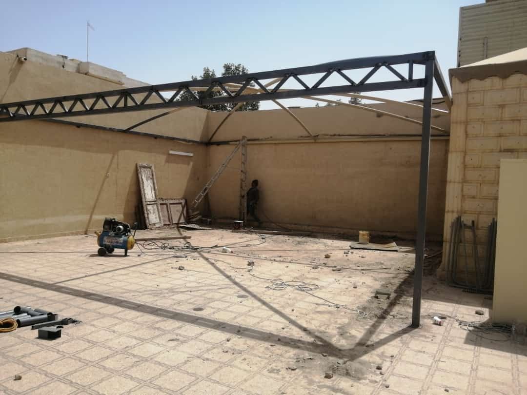 مظلات حديد في جدة